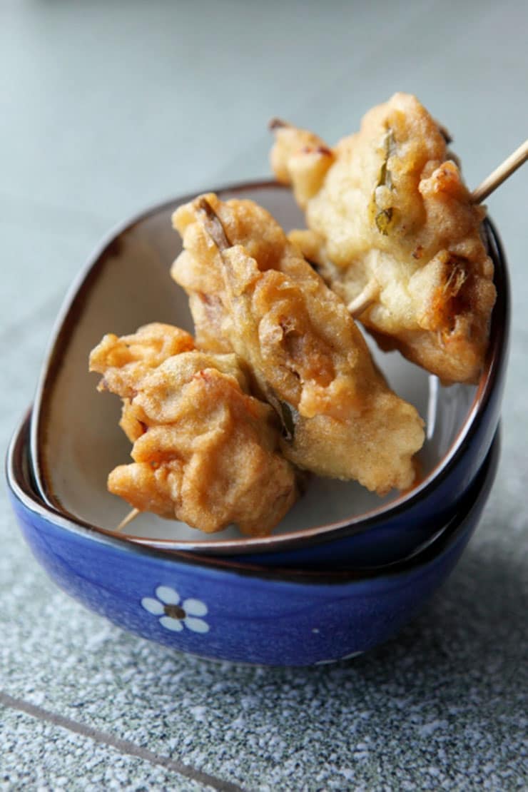 Borragine pastellata e fritta