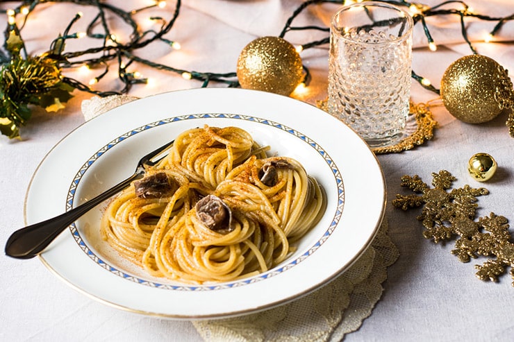 Spaghetti con alici